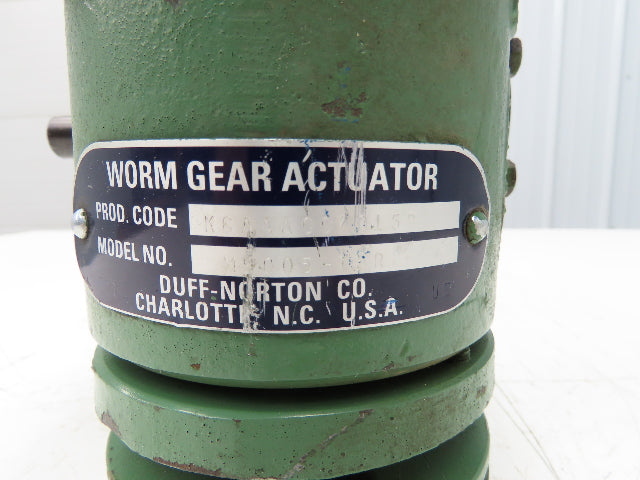Duff-Norton M9005-15R Worm Gear Actuator 15" Stroke Screw Jack
