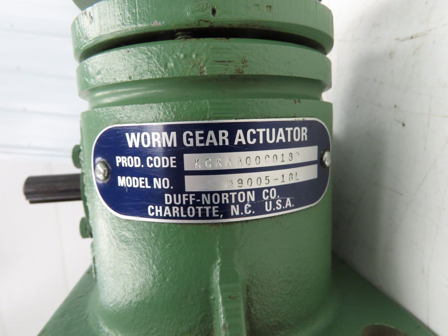 Duff-Norton M9005-18R Worm Gear Actuator 18" Stroke Screw Jack