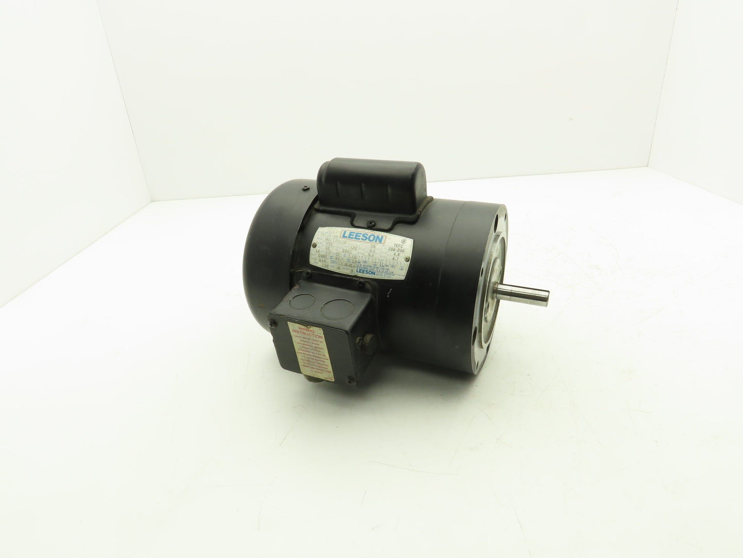 Leeson M6C17FC1B Single Phase AC Motor .5Hp 1725 RPM 115/230V 1PH D56C 110039-00
