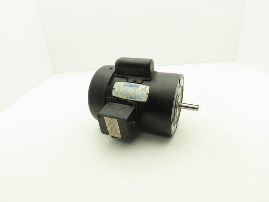 Leeson M6C17FC1B Single Phase AC Motor .5Hp 1725 RPM 115/230V 1PH D56C 110039-00