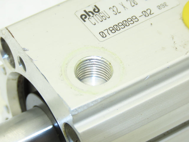 PHD Pneumatic Air Guided Cylinder 32mm Bore 20mm Stroke Non-Rotating 150psi