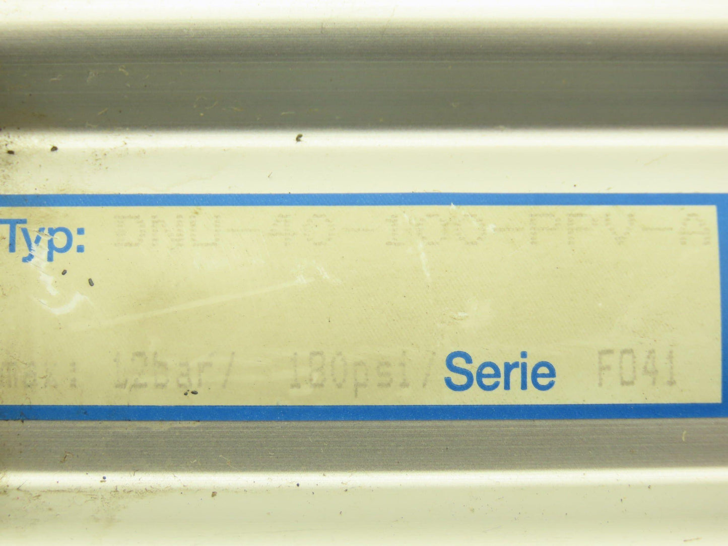 Festo DNU-40-100-PPV-A Pneumatic Air Cylinder 40mm Bore 100mm Stroke 180psi