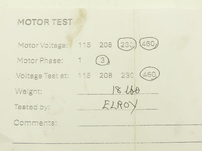 Siemens 056 10807 01 Squirrel Cage Blower Fan .26kw 3400rpm 230/460V 3PH
