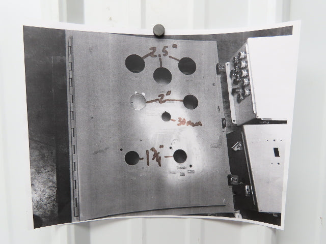 Hoffman A242008LP Electrical Enclosure Nema Type 12 24x20x8" Hinge Wall Mount