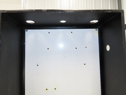 Electrical Enclosure 16x14x6" Wall Mount Back Plate Black Powercoated