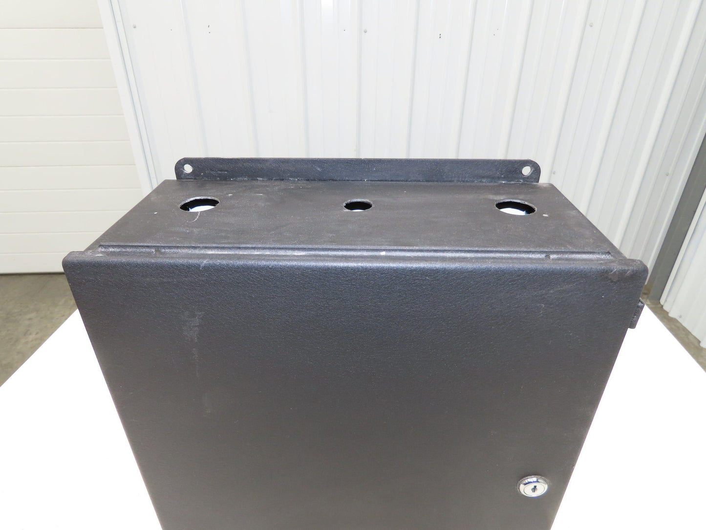 Electrical Enclosure 16x14x6" Wall Mount Back Plate Black Powercoated
