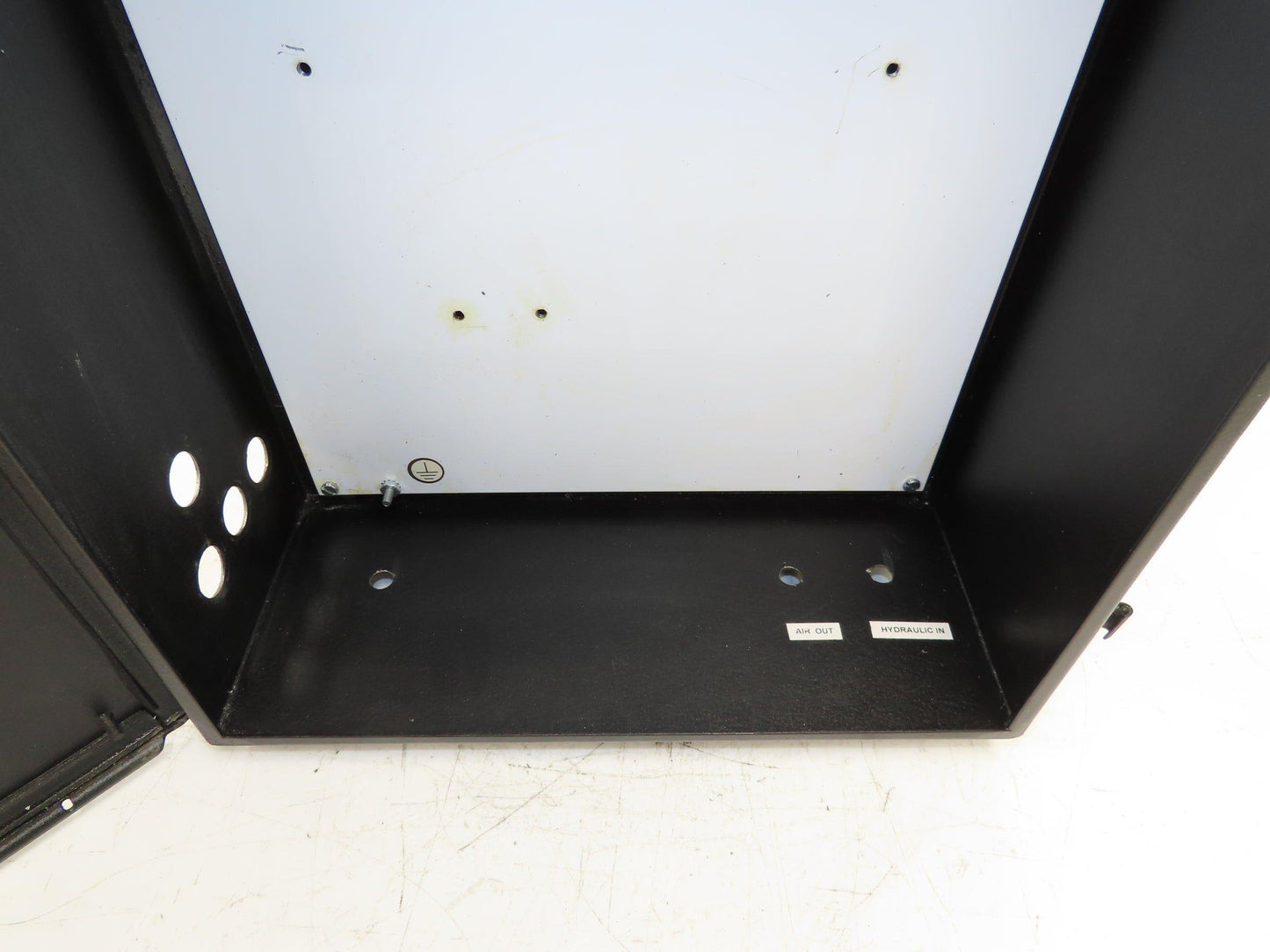 Electrical Enclosure 16x14x6" Wall Mount Back Plate Black Powercoated