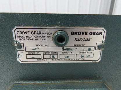 Grove Gear BM226-2 Flexaline Gearbox 30:1 Reducer 1.65Hp 58rpm LH Output 56C