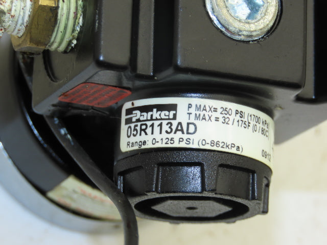 05R113AD P251SS-O24-D-G Regulator Gauge Solenoid Valve 125 psi 175°F Lot of 4