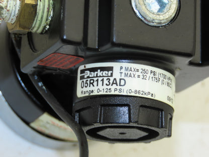 05R113AD P251SS-O24-D-G Regulator Gauge Solenoid Valve 125 psi 175°F Lot of 4