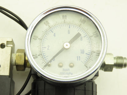 05R113AD P251SS-O24-D-G Regulator Gauge Solenoid Valve 125 psi 175°F Lot of 4