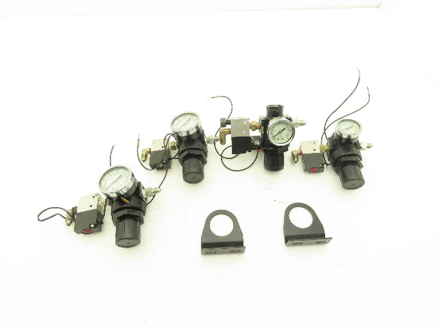 05R113AD P251SS-O24-D-G Regulator Gauge Solenoid Valve 125 psi 175°F Lot of 4