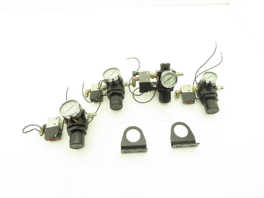 05R113AD P251SS-O24-D-G Regulator Gauge Solenoid Valve 125 psi 175°F Lot of 4