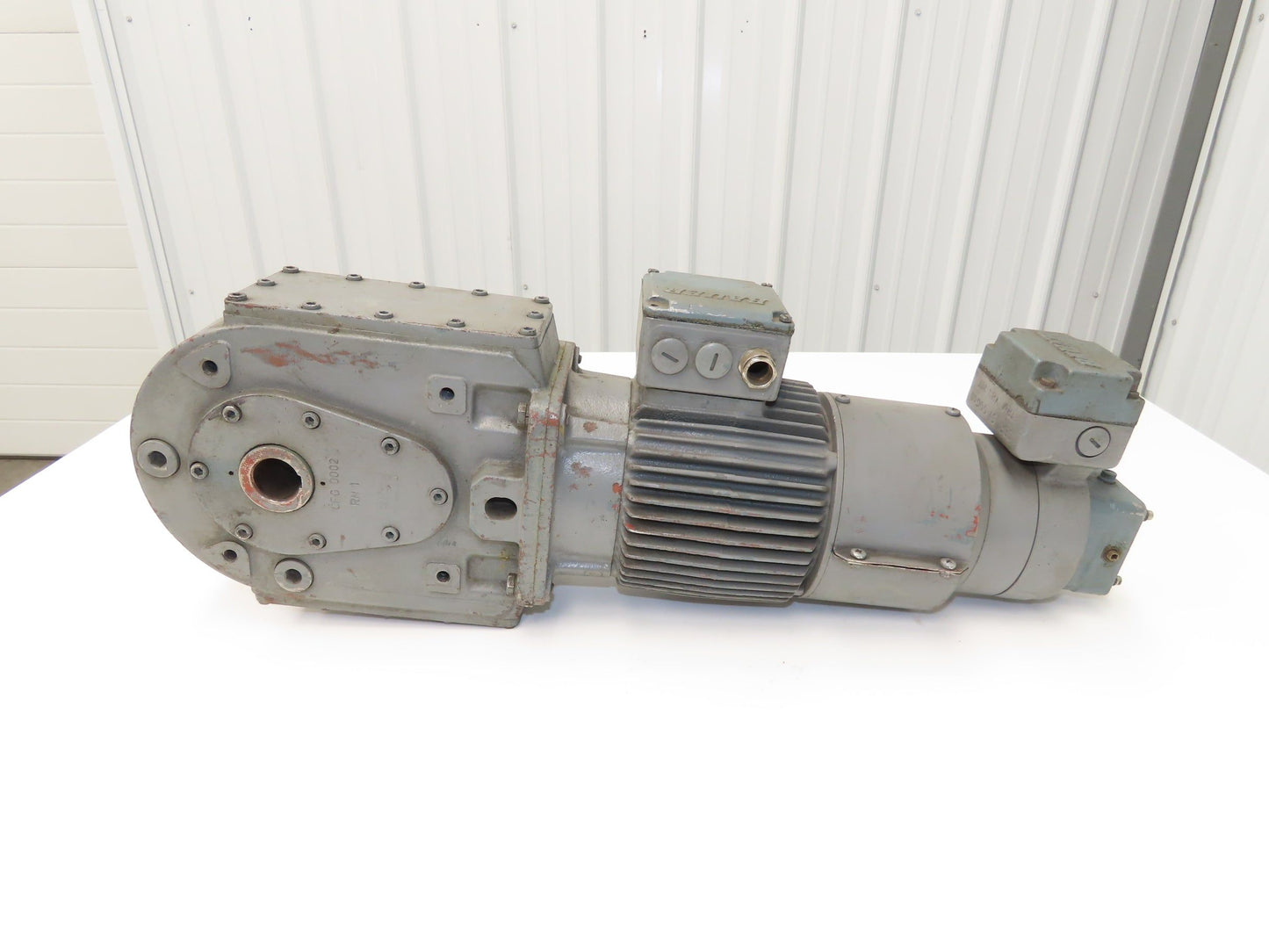 Bauer NPK830CFG00-111/200T-B-S Brake Gearmotor 165rpm 18:1 750W 85V w/Tacho