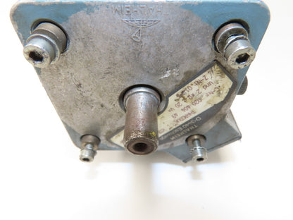 Bauer NPK830CFG00-111/200T-B-S Brake Gearmotor 165rpm 18:1 750W 85V w/Tacho