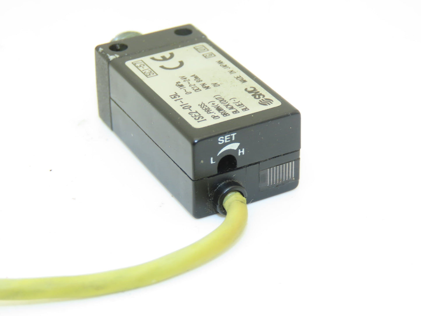 SMC ISE2-01-15L Pressure Switch 12-24VDC 1/8" NPT 0-1Mpa 0-145psi