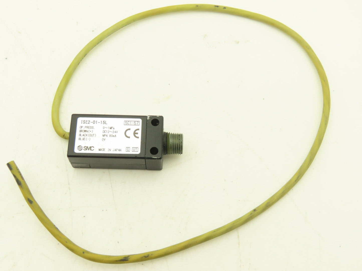 SMC ISE2-01-15L Pressure Switch 12-24VDC 1/8" NPT 0-1Mpa 0-145psi