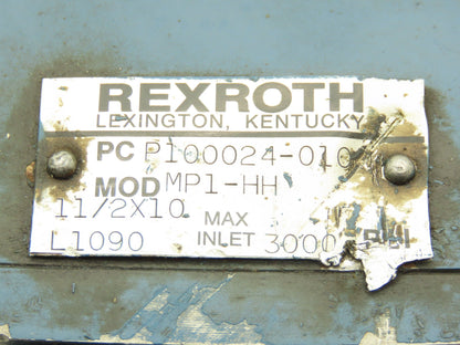 Rexroth MP1-HH Hydraulic Cylinder 1-1/2" Bore 10" Stroke 3000psi