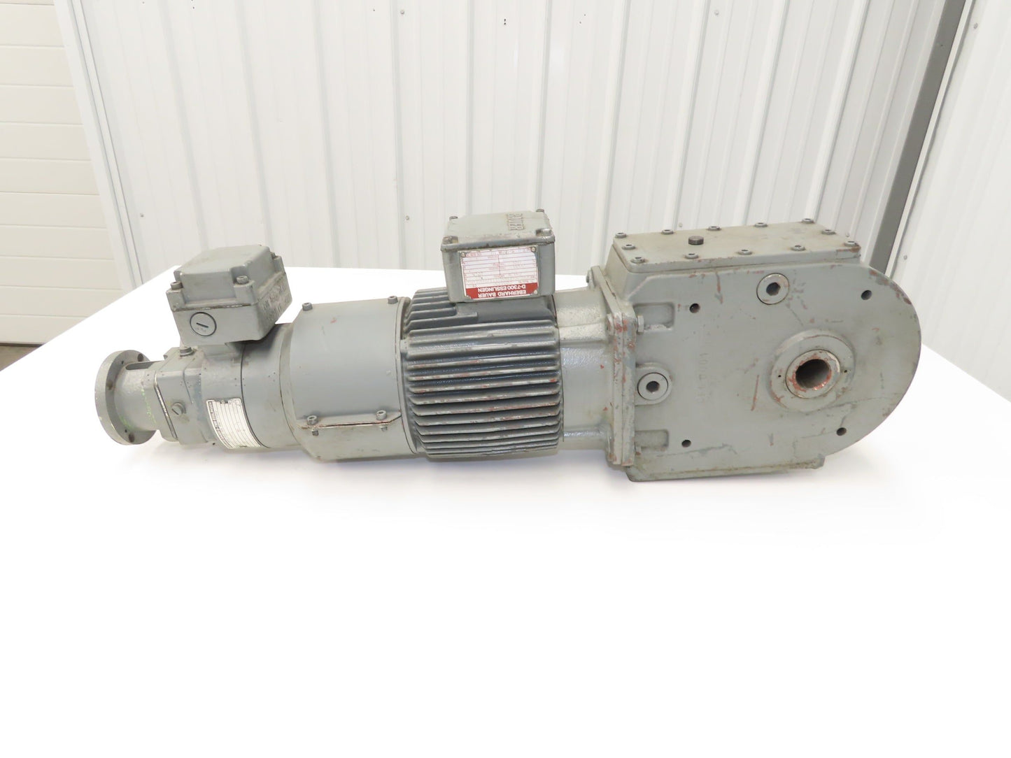 Bauer NPK830CFG00-111/200T-B-S Brake Gearmotor 165rpm 18:1 750W 85V w/Tacho