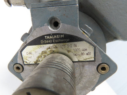 Bauer NPK830CFG00-111/200T-B-S Brake Gearmotor 165rpm 18:1 750W 85V w/Tacho