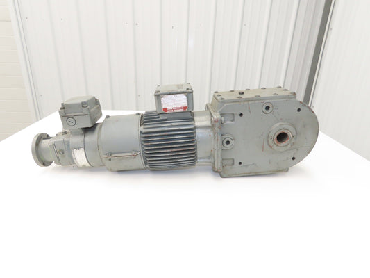 Bauer NPK830CFG00-111/200T-B-S Brake Gearmotor 165rpm 18:1 750W 85V w/Tacho