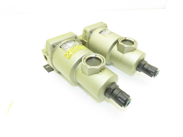 SMC AMG250-02BD-R Micro Mist Separator Drain Catch Assembly 1/4" NPT 145 psi