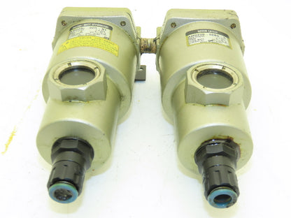 SMC AMG250-02BD-R Micro Mist Separator Drain Catch Assembly 1/4" NPT 145 psi