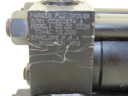 Parker CC2HT24AC Hydraulic Cylinder 2" Bore 12" Stroke 3000psi