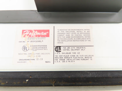 Hoffman A36SA3208LP Electrical Enclosure Control Panel Cabinet 36x32x8"