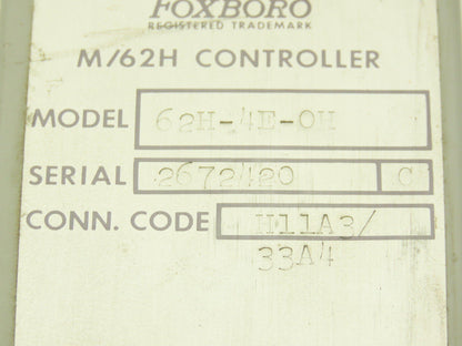 Foxboro H11A3/33A4 62H-4E-OH M/62H HMI Control Station 0 To 50 Dial