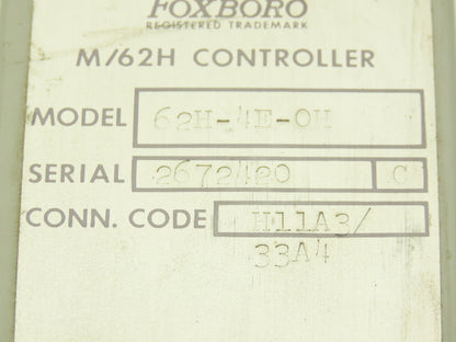 Foxboro H11A3/33A4 62H-4E-OH M/62H HMI Control Station 0 To 50 Dial