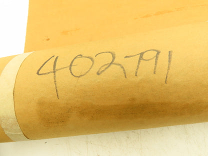Stretch Film Shrink Wrap Roller Padded Rubber Coated Roller 4"x 21" Black