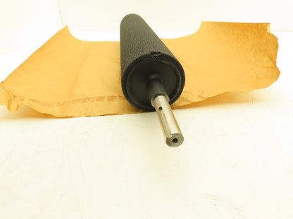 Stretch Film Shrink Wrap Roller Padded Rubber Coated Roller 4"x 21" Black