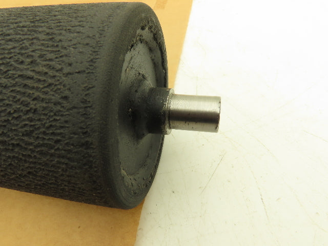 Stretch Film Shrink Wrap Roller Padded Rubber Coated Roller 4"x 21" Black