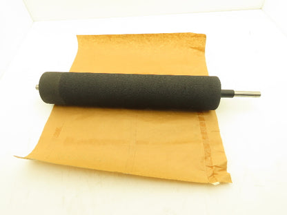 Stretch Film Shrink Wrap Roller Padded Rubber Coated Roller 4"x 21" Black