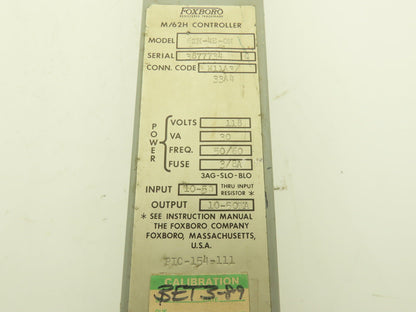 Foxboro H11A3/33A4 62H-4E-OH M/62H HMI Control Station