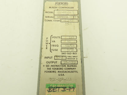 Foxboro H11A3/33A4 62H-4E-OH M/62H HMI Control Station