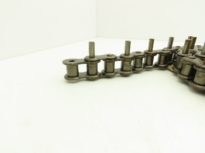 Diamond Roller Chain #100 Riveted E1 Pin Attachment 10' Single Strand 1.25"Pitch