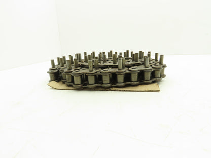 Diamond Roller Chain #100 Riveted E1 Pin Attachment 10' Single Strand 1.25"Pitch