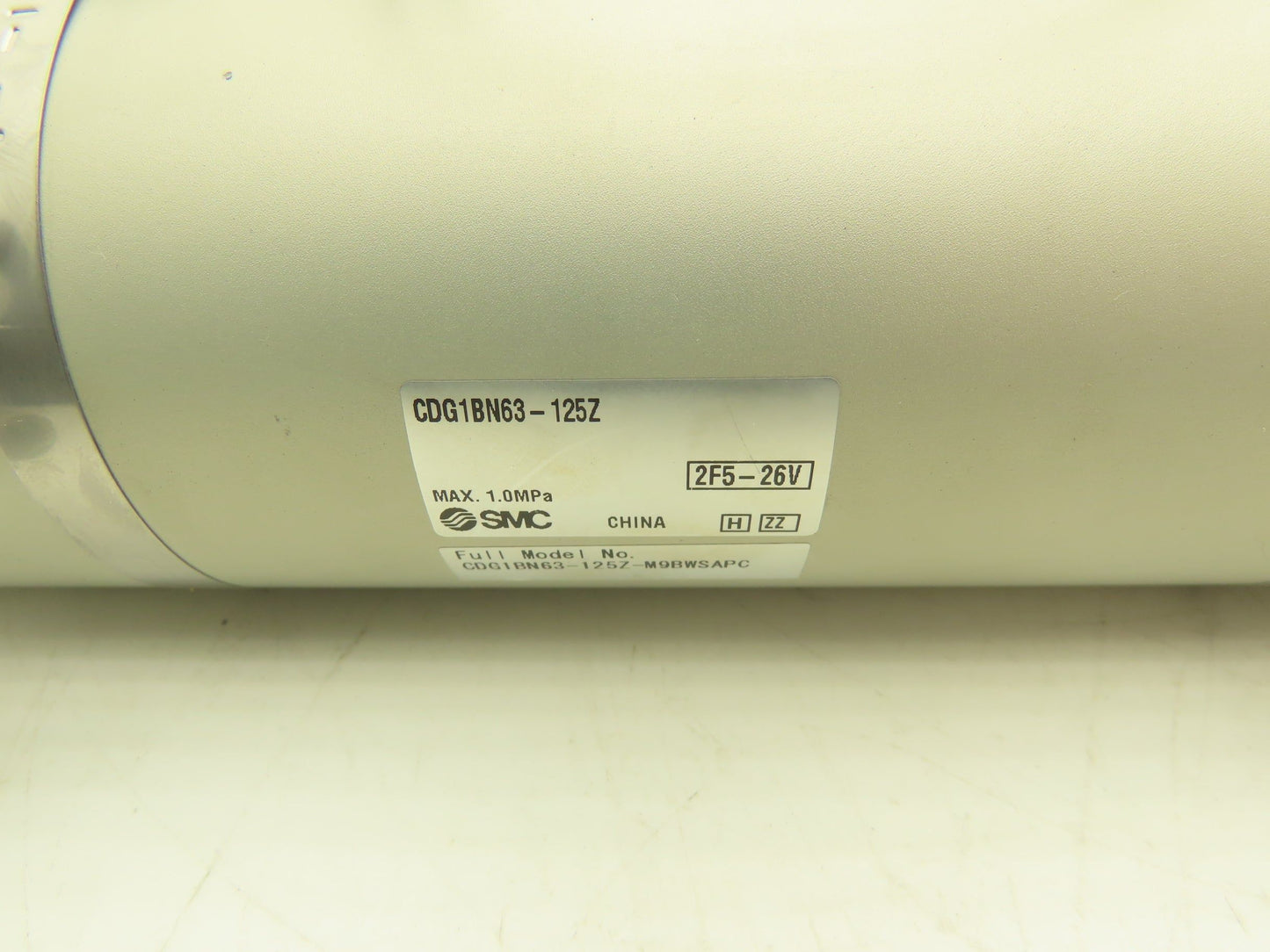 SMC CDG1BN63-125Z Round Pneumatic Air Cylinder 63mm Bore 125mm Stroke 145psi