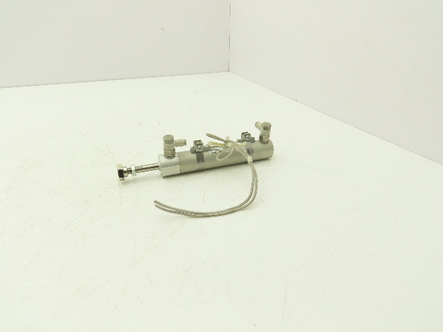 SMC MGGLB20-75-M9BL Round Pneumatic Air Cylinder 20mm Bore 75mm Stroke 145psi