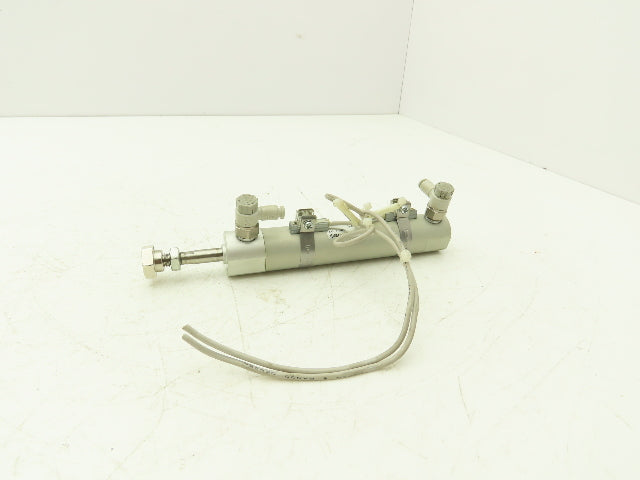 SMC MGGLB20-75-M9BL Round Pneumatic Air Cylinder 20mm Bore 75mm Stroke 145psi