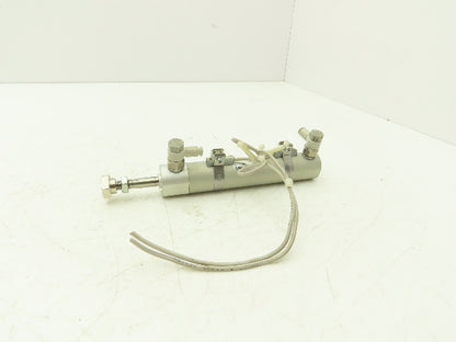 SMC MGGLB20-75-M9BL Round Pneumatic Air Cylinder 20mm Bore 75mm Stroke 145psi