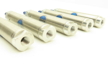 Bimba 042NRG Air Cylinder 3/4" Bore x 2" Stroke Single Act Non-Rotating Lot of 5