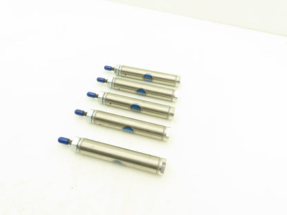Bimba 042NRG Air Cylinder 3/4" Bore x 2" Stroke Single Act Non-Rotating Lot of 5