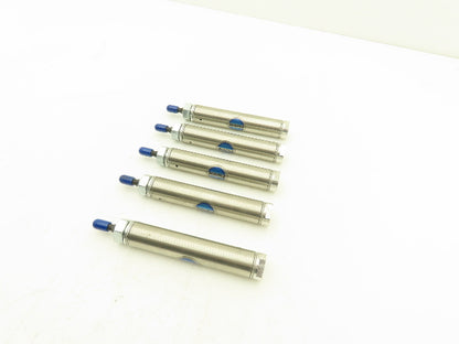 Bimba 042NRG Air Cylinder 3/4" Bore x 2" Stroke Single Act Non-Rotating Lot of 5