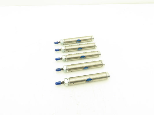Bimba 042NRG Air Cylinder 3/4" Bore x 2" Stroke Single Act Non-Rotating Lot of 5