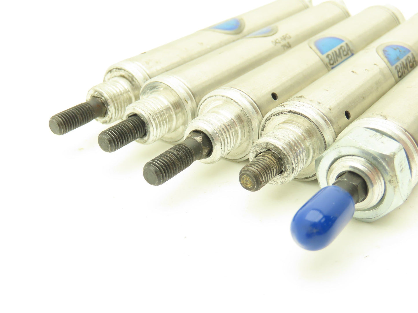 Bimba 042NRG Air Cylinder 3/4" Bore x 2" Stroke Single Act Non-Rotating Lot of 5