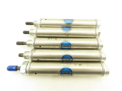 Bimba 042NRG Air Cylinder 3/4" Bore x 2" Stroke Single Act Non-Rotating Lot of 5