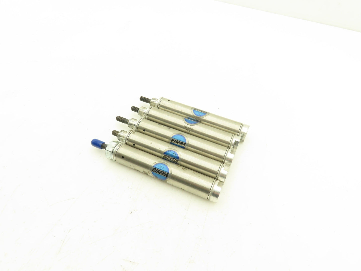 Bimba 042NRG Air Cylinder 3/4" Bore x 2" Stroke Single Act Non-Rotating Lot of 5